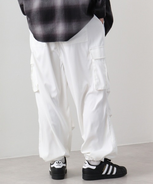 SUGGESTION（サジェッション）の「SUGGESTION オーバーカーゴパンツ（カーゴパンツ・メンズ・オフホワイト/グレー/オリーブ/ブラック・M/L）」の7枚目の写真