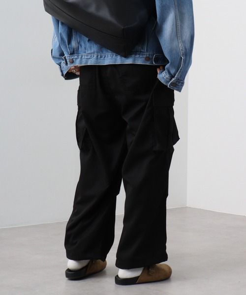 SUGGESTION（サジェッション）の「SUGGESTION オーバーカーゴパンツ（カーゴパンツ・メンズ・オフホワイト/グレー/オリーブ/ブラック・M/L）」の20枚目の写真