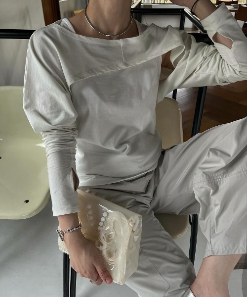 WILLFULLY（ウィルフリー）の「arm bolero cut and sew tank set（T 