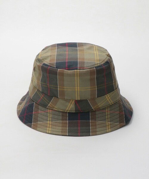 Barbour（バブアー）の「＜Barbour＞タータンチェック バケットハット（ハット・メンズ・ベージュ/オリーブ・FREE）」の13枚目の写真