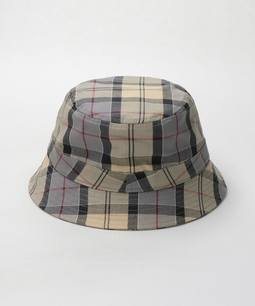 Barbour（バブアー）の「＜Barbour＞タータンチェック バケットハット（ハット・メンズ・ベージュ/オリーブ・FREE）」の8枚目の写真