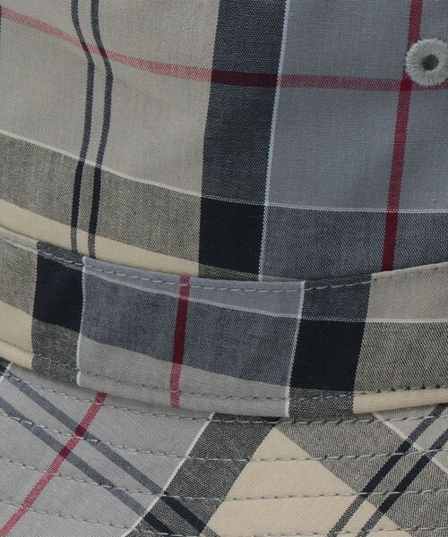 Barbour（バブアー）の「＜Barbour＞タータンチェック バケットハット（ハット・メンズ・ベージュ/オリーブ・FREE）」の6枚目の写真