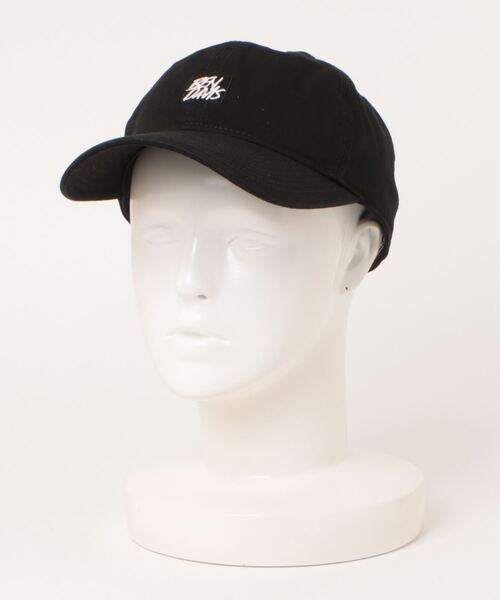BEN DAVIS（ベンデイビス）の「【BEN DAVIS/ベンデイヴィス】WASHED CANVAS LONG BRIM CAP　UVカット（キャップ・メンズ・ブラック/スミクロ・FREE）」の2枚目の写真