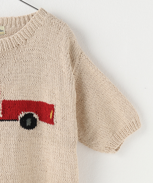 JOINT WORKS(ジョイントワークス)の「【MacMahon Knitting Mills/マクマホンニッティングミルズ 】-Truck(ニット/セーター・メンズ・ブルー/レッド・FREE)」の6枚目の写真