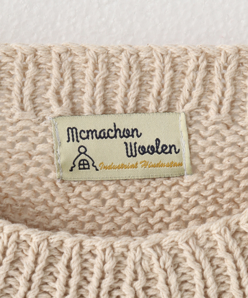 JOINT WORKS(ジョイントワークス)の「【MacMahon Knitting Mills/マクマホンニッティングミルズ 】-Truck(ニット/セーター・メンズ・ブルー/レッド・FREE)」の10枚目の写真