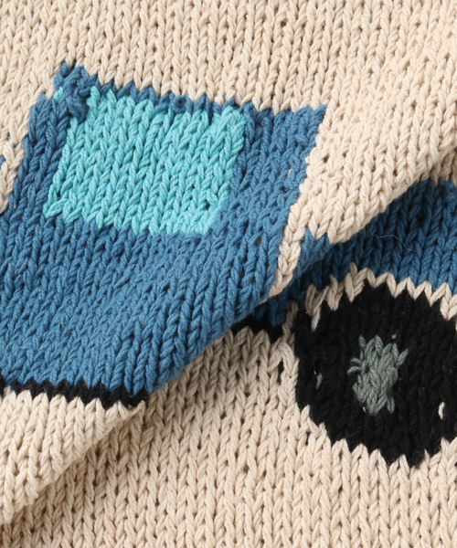 JOINT WORKS(ジョイントワークス)の「【MacMahon Knitting Mills/マクマホンニッティングミルズ 】-Truck(ニット/セーター・メンズ・ブルー/レッド・FREE)」の12枚目の写真