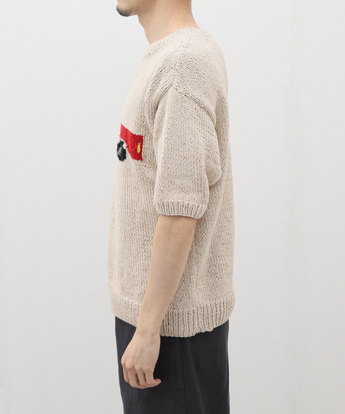 JOINT WORKS(ジョイントワークス)の「【MacMahon Knitting Mills/マクマホンニッティングミルズ 】-Truck(ニット/セーター・メンズ・ブルー/レッド・FREE)」の15枚目の写真