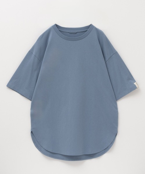 EDWIN(エドウィン)の「C17 SLIT BIG TEE Cotton100(Tシャツ/カットソー・レディース・ブラック/ホワイト/ブルーグレー・L/M)」の4枚目の写真