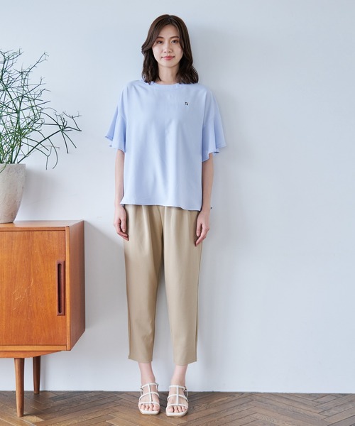 Arnold Palmer（アーノルドパーマー）の「フリルスリーブ ブラウス（シャツ/ブラウス・レディース・ブラック/ホワイト/サックスブルー・L/M/S）」の20枚目の写真