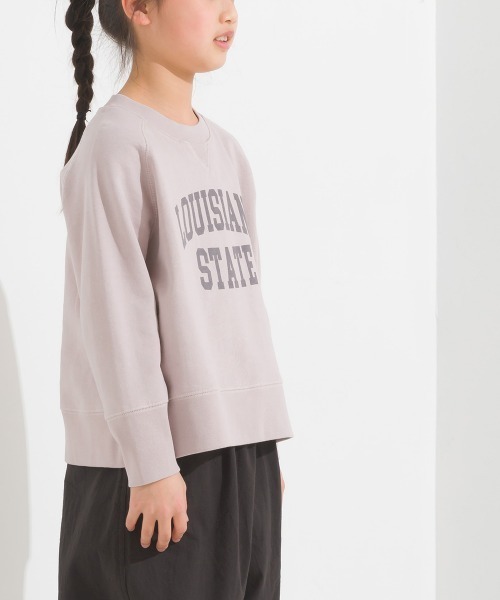 OMNES（オムネス）の「キッズ 裏毛スウェットサイドスリットプルオーバー（スウェット・キッズ・ピンクベージュ/モカ/チャコール/ホワイト・100/110/140/120/130）」の20枚目の写真