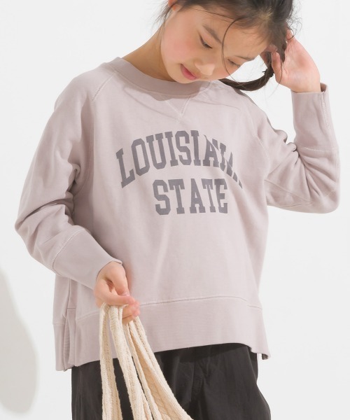 OMNES（オムネス）の「キッズ 裏毛スウェットサイドスリットプルオーバー（スウェット・キッズ・ピンクベージュ/モカ/チャコール/ホワイト・100/110/140/120/130）」の21枚目の写真