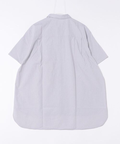 STYLEBLOCK（スタイルブロック）の「オックス半袖シャツ(BIGシルエット)（シャツ/ブラウス・メンズ・ネイビー/ホワイト/ライトグレー・M/L）」の4枚目の写真