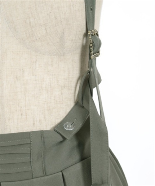 axes femme（アクシーズファム）の「ベルトデザインサス付きスカート（スカート・レディース・カーキ/ブラック/グレー・FREE）」の15枚目の写真