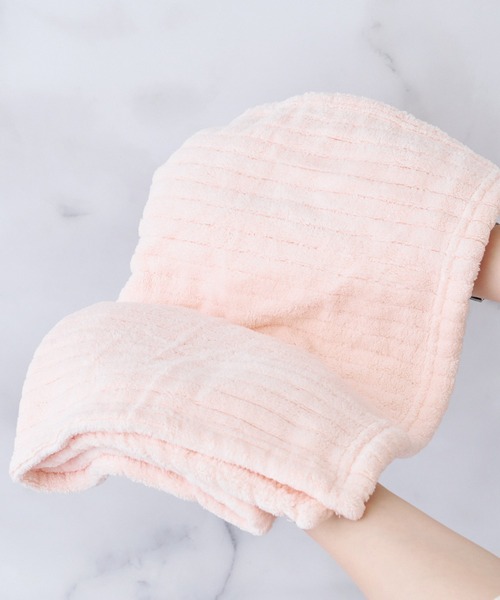 BIRTHDAY BAR（バースデイバー）の「HAIR CARE SET タオル＆ヘアバンドセット（バス/トイレグッズ・レディース・ピンク/グレー・0）」の10枚目の写真