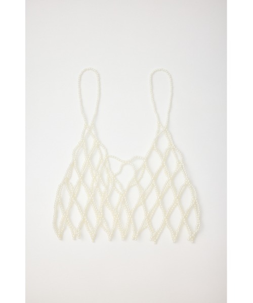 RODEO CROWNS WIDE BOWL（ロデオクラウンズワイドボウル）の「フェイクパールビスチェ（ベスト・レディース・アイボリー・FREE）」の3枚目の写真