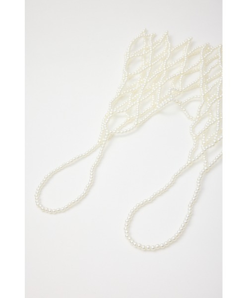 RODEO CROWNS WIDE BOWL（ロデオクラウンズワイドボウル）の「フェイクパールビスチェ（ベスト・レディース・アイボリー・FREE）」の4枚目の写真