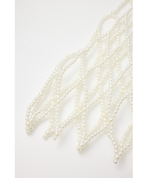 RODEO CROWNS WIDE BOWL（ロデオクラウンズワイドボウル）の「フェイクパールビスチェ（ベスト・レディース・アイボリー・FREE）」の5枚目の写真