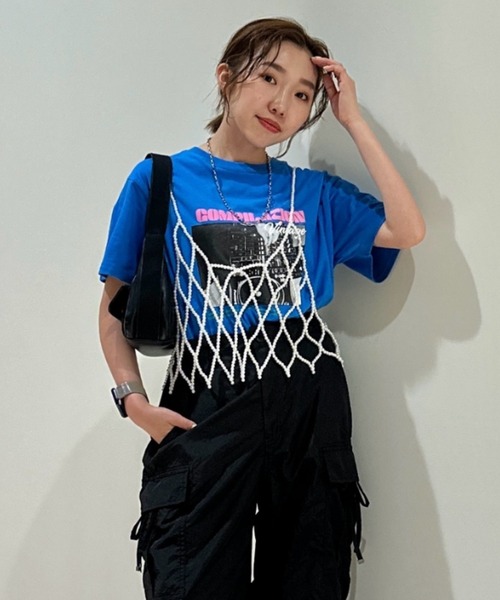 RODEO CROWNS WIDE BOWL（ロデオクラウンズワイドボウル）の「フェイクパールビスチェ（ベスト・レディース・アイボリー・FREE）」の8枚目の写真