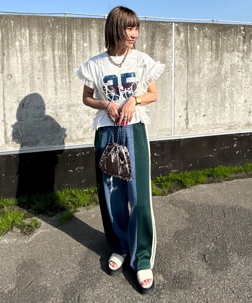 RODEO CROWNS WIDE BOWL（ロデオクラウンズワイドボウル）の「フェイクパールビスチェ（ベスト・レディース・アイボリー・FREE）」の17枚目の写真