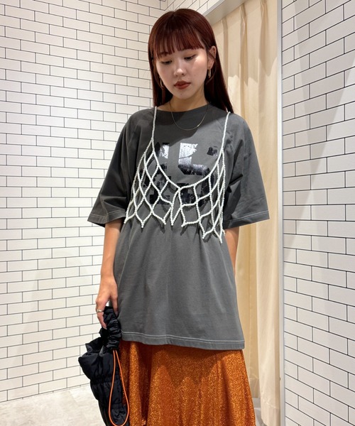 RODEO CROWNS WIDE BOWL（ロデオクラウンズワイドボウル）の「フェイクパールビスチェ（ベスト・レディース・アイボリー・FREE）」の22枚目の写真