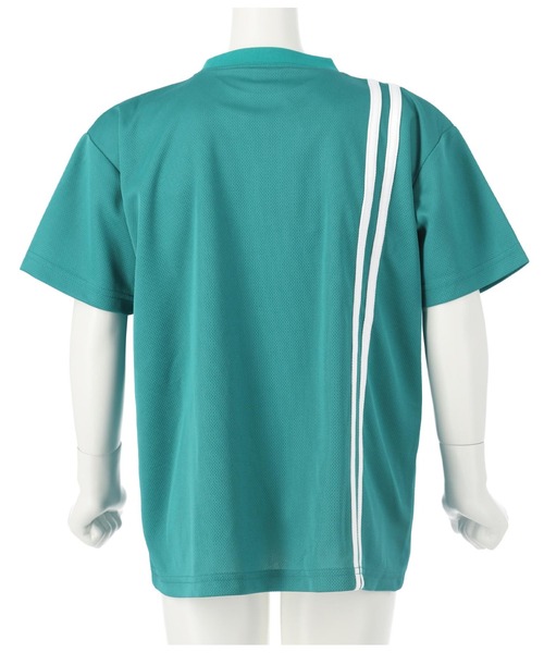 ANAP kids(アナップキッズ)の「速乾スポーティラインビッグTシャツ(Tシャツ/カットソー・キッズ・グリーン/ブラック/ホワイト・110cm/120cm/130cm)」の7枚目の写真