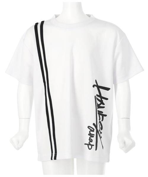 ANAP kids(アナップキッズ)の「速乾スポーティラインビッグTシャツ(Tシャツ/カットソー・キッズ・グリーン/ブラック/ホワイト・110cm/120cm/130cm)」の9枚目の写真