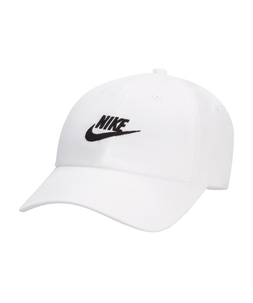 NIKE(ナイキ)の「NIKE CLUB CAP FB5368-011(キャップ・メンズ・ブラック/ホワイト/ベージュ・ONE SIZE)」の1枚目の写真