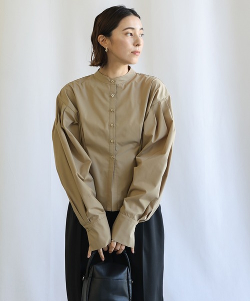セール】ウエストタックブラウス（シャツ/ブラウス）｜select MOCA