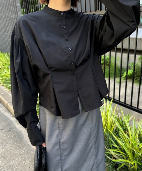 セール】ウエストタックブラウス（シャツ/ブラウス）｜select MOCA