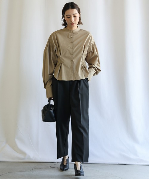 セール】ウエストタックブラウス（シャツ/ブラウス）｜select MOCA