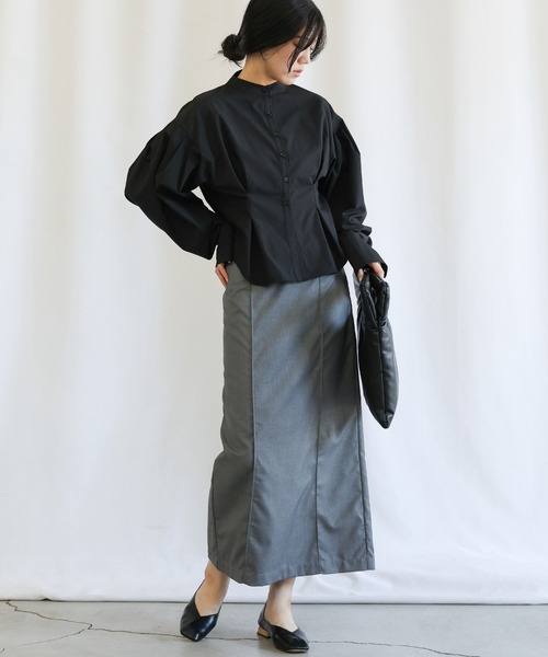 セール】ウエストタックブラウス（シャツ/ブラウス）｜select MOCA