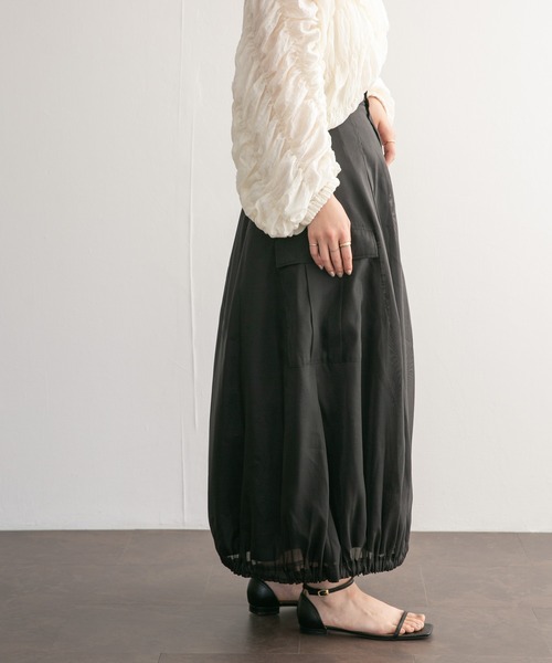 KBF（ケイビーエフ）の「シアーバルーンスカート（スカート）」 - WEAR