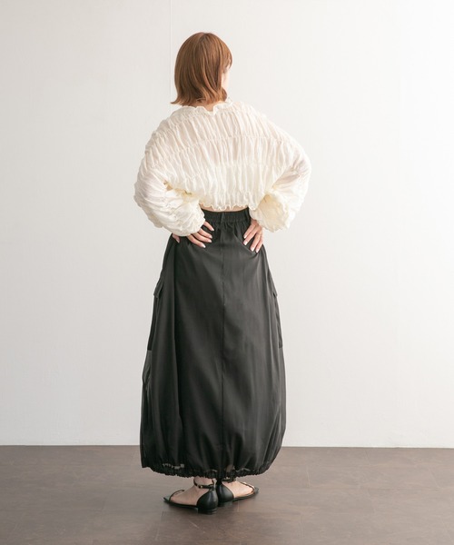 KBF（ケイビーエフ）の「シアーバルーンスカート（スカート）」 - WEAR