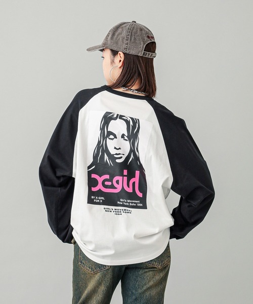 X-girl（エックスガール）の「TRIBAL HEART LOGO 6PANEL CAP（キャップ・レディース・ブラック/ブラウン/パープル・ONE SIZE）」の10枚目の写真