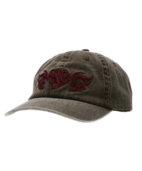 X-girl（エックスガール）の「TRIBAL HEART LOGO 6PANEL CAP（キャップ・レディース・ブラック/ブラウン/パープル・ONE SIZE）」の14枚目の写真