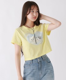 CATプリントチビT