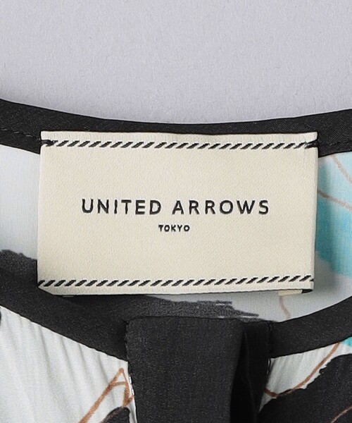 極美品●UNITED ARROWS ギャザー フレンチスリーブ ワンピース UNITED ARROWS ワンピース ギャザー フレンチスリーブ
