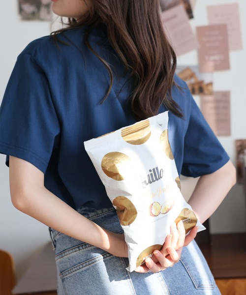 Girly Doll(ガーリードール)の「BAGLEプリントTシャツ(Tシャツ/カットソー・レディース・ホワイト/ネイビー・M/L)」の11枚目の写真