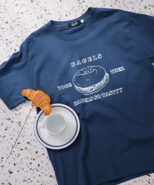 Girly Doll(ガーリードール)の「BAGLEプリントTシャツ(Tシャツ/カットソー・レディース・ホワイト/ネイビー・M/L)」の14枚目の写真