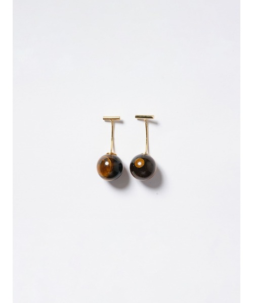 ucalypt(ユーカリプト)の「ucalypt/ユーカリプト Deep Back Drop Earrings イヤリング(イヤリング・レディース・ブラック/ブラウン・FREE)」の7枚目の写真