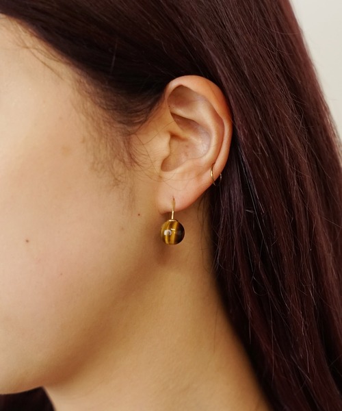 ucalypt(ユーカリプト)の「ucalypt/ユーカリプト Deep Back Drop Earrings イヤリング(イヤリング・レディース・ブラック/ブラウン・FREE)」の8枚目の写真