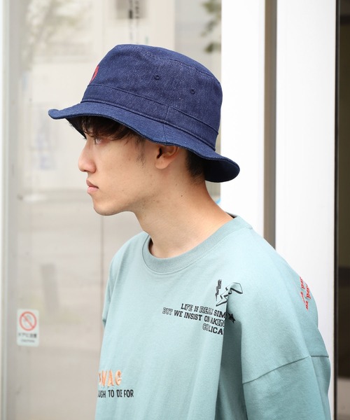 U.S. POLO ASSN.（ユーエスポロアッスン）の「【U.S. POLO ASSN.】 ワンポイント ロゴ刺繍 バケットハット / バケハ（ハット・メンズ・ベージュ/ネイビー/インディゴブルー/オフホワイト/ネイビー系/ブラック/カーキ・FREE）」の19枚目の写真