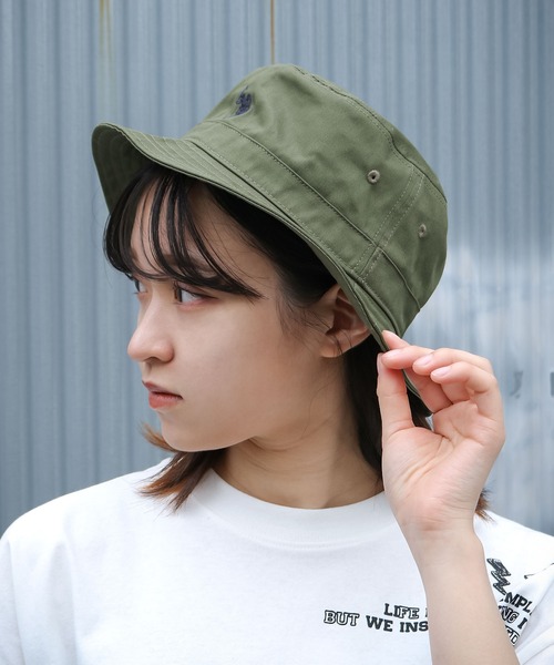 U.S. POLO ASSN.（ユーエスポロアッスン）の「【U.S. POLO ASSN.】 ワンポイント ロゴ刺繍 バケットハット / バケハ（ハット・メンズ・ベージュ/ネイビー/インディゴブルー/オフホワイト/ネイビー系/ブラック/カーキ・FREE）」の16枚目の写真