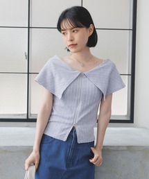 3.3 Field Trip  | 3.3 Field Trip／オフショルジップT(Tシャツ/カットソー)