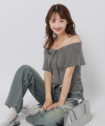 3.3 Field Trip  | 3.3 Field Trip／オフショルジップT(Tシャツ/カットソー)