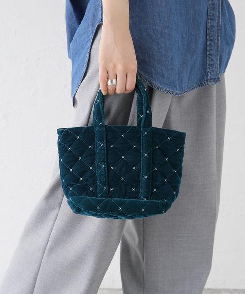 IENA(イエナ)の「MALUS/マリュス 別注 MINI TOTE BAG ミニトートバッグ(トートバッグ・レディース・ブラック/グリーン・FREE)」の19枚目の写真