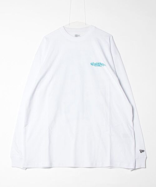 NEW ERA(ニューエラ)の「NEW ERA/ニューエラ ロンT/コットンTee オーバーサイズ バックプリント 14324706/14324708(Tシャツ/カットソー・メンズ・ブラック/モスグリーン/ホワイト・XL/2XL/L/M)」の18枚目の写真
