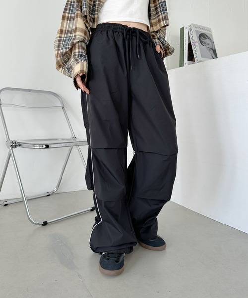 CLEA（クレア）の「サイドラインタック入りスノーパンツ（その他パンツ・レディース・ピンク/チャコールグレー/アイボリー/ブラック・MEDIUM）」の16枚目の写真