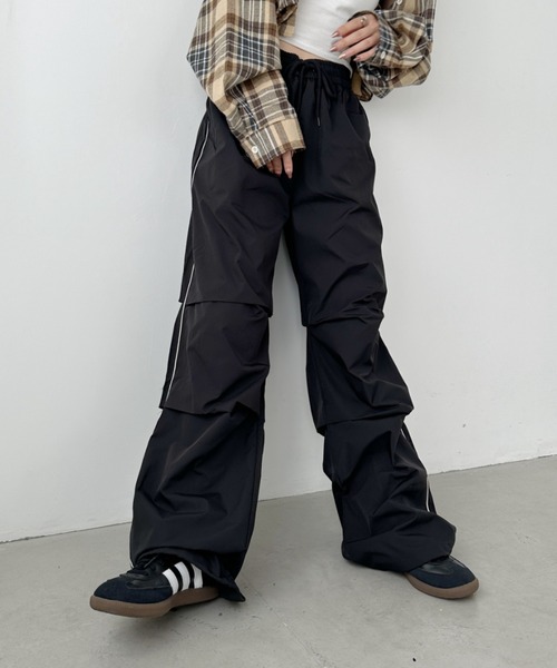 CLEA（クレア）の「サイドラインタック入りスノーパンツ（その他パンツ・レディース・ピンク/チャコールグレー/アイボリー/ブラック・MEDIUM）」の20枚目の写真