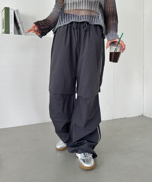 CLEA（クレア）の「サイドラインタック入りスノーパンツ（その他パンツ・レディース・ピンク/チャコールグレー/アイボリー/ブラック・MEDIUM）」の21枚目の写真